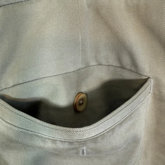 Tommy Bahama Chino Pants Mens 38x30 100% Silk Khaki Relaxed Pleated Old Money - Picture 9 of 13